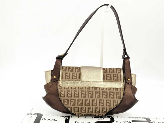 FENDI Zucchino Shoulder Bag