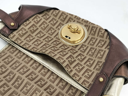 FENDI Zucchino Shoulder Bag