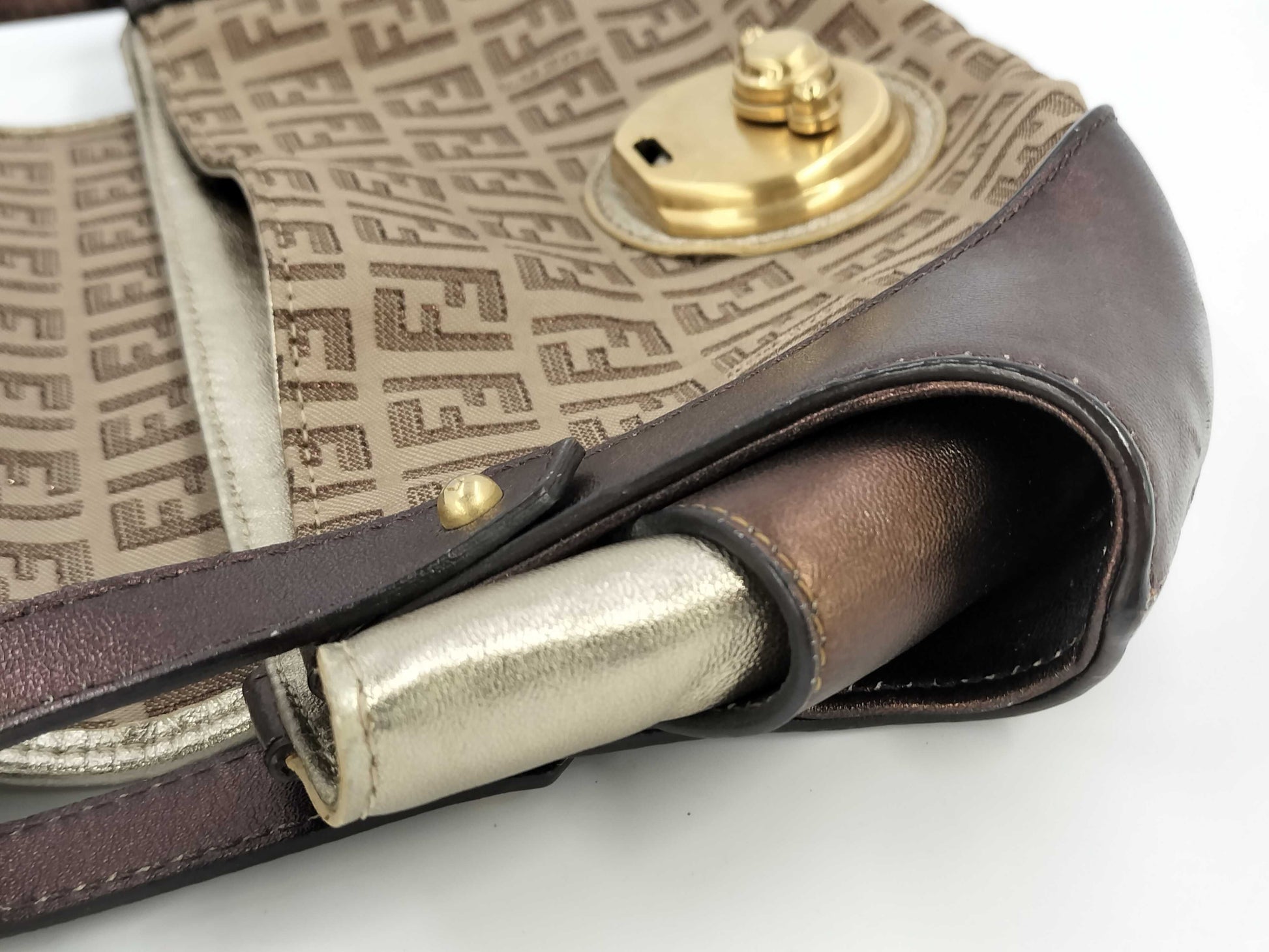 FENDI Zucchino Shoulder Bag