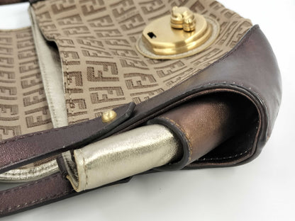 FENDI Zucchino Shoulder Bag
