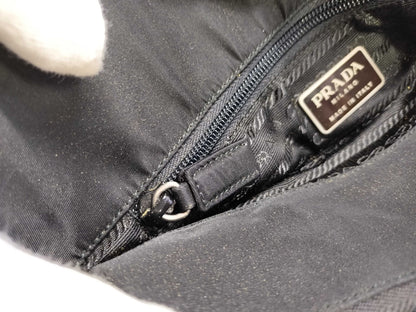 PRADA Nylon Prada Handbag Black Men's Tote Bag