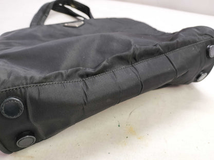 PRADA Nylon Prada Handbag Black Men's Tote Bag