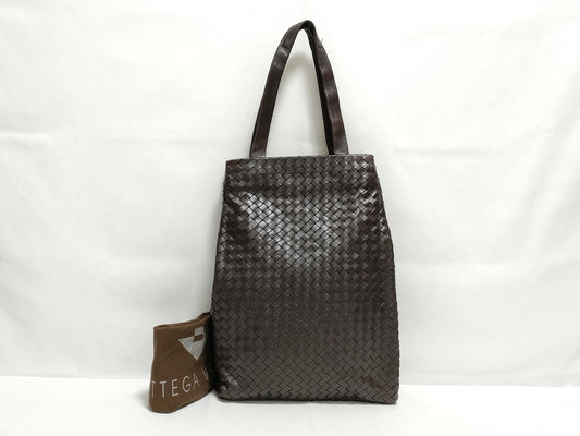 BOTTEGA VENETA Intrecciato Leather Tote Bag