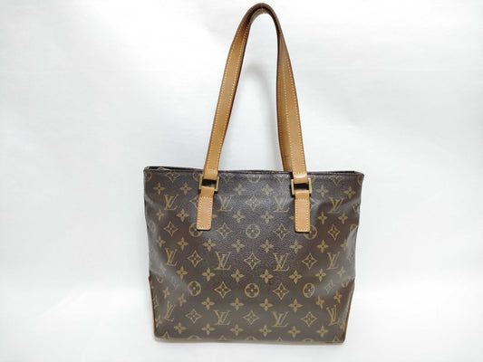 LOUIS VUITTON Monogram Cabas Piano M51148 VI1011 Brown Tote Bag