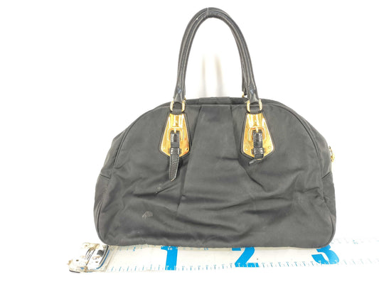PRADA Nylon ID - Prada Nylon Logo Tessuto 2-Way No Strap Handbag