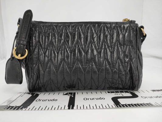 Miu Miu Matelasse Shoulder Bag