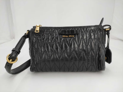 Miu Miu Matelasse Shoulder Bag