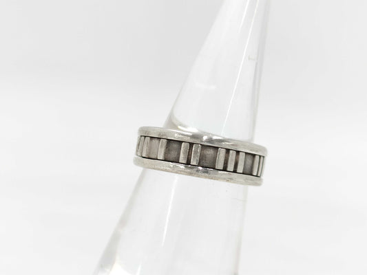 Tiffany & Co. Tiffany Atlas Ring, 925 Silver, 6.2g