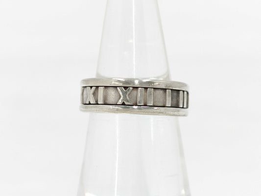 Tiffany & Co. Tiffany Atlas Ring, 925 Silver, 6.2g