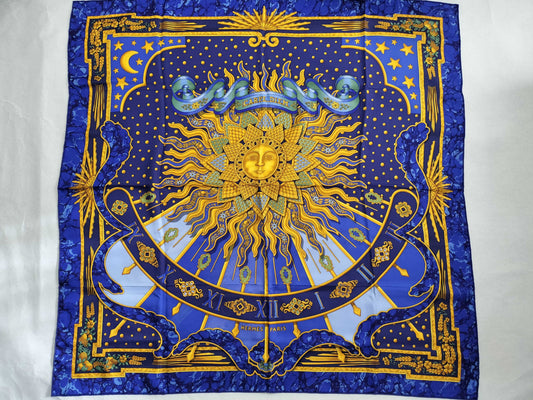 HERMES Large Carré Scarf CARPE DIEM Scarf