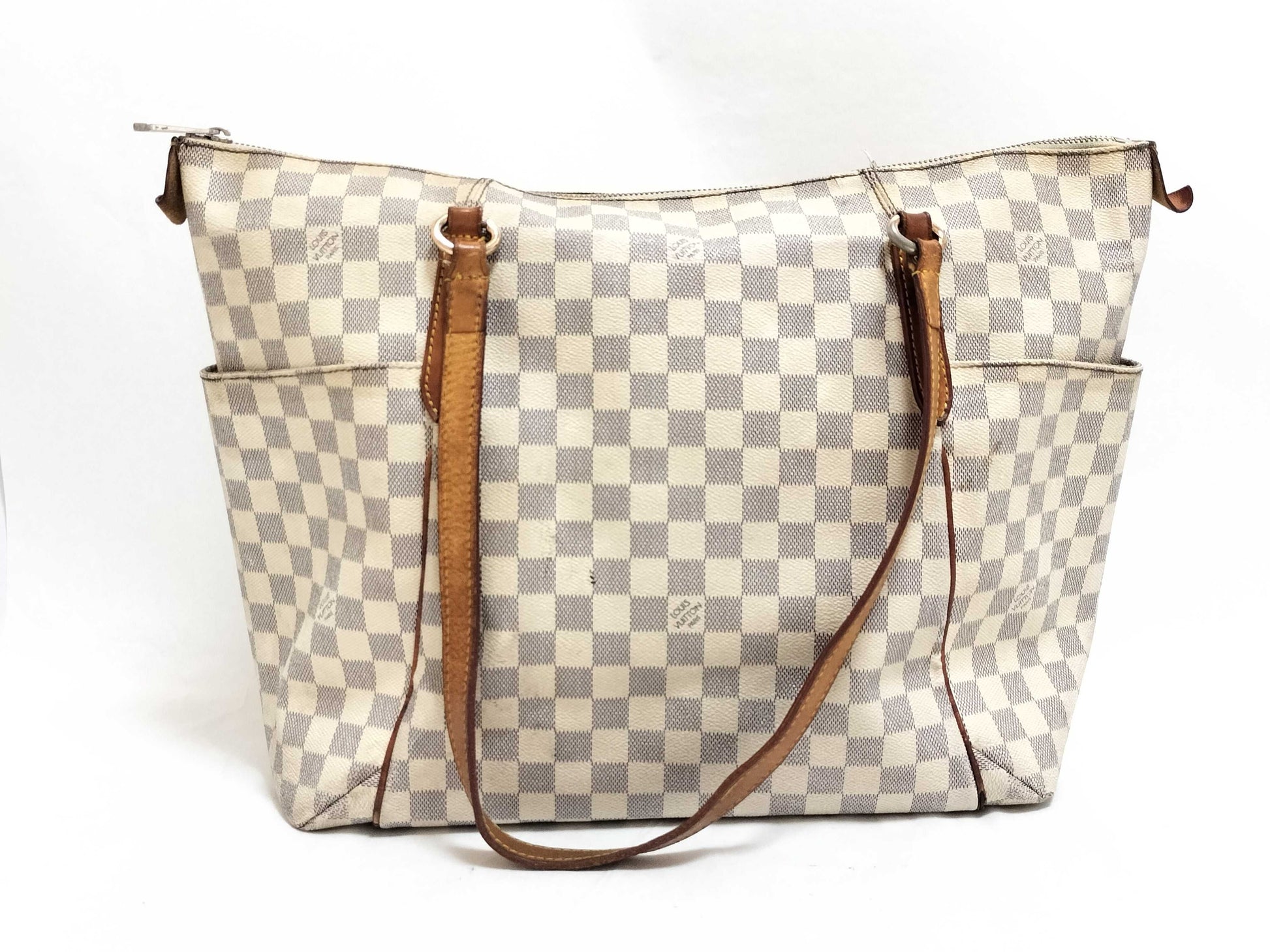 LOUIS VUITTON Damier Azur Totally Shoulder Bag