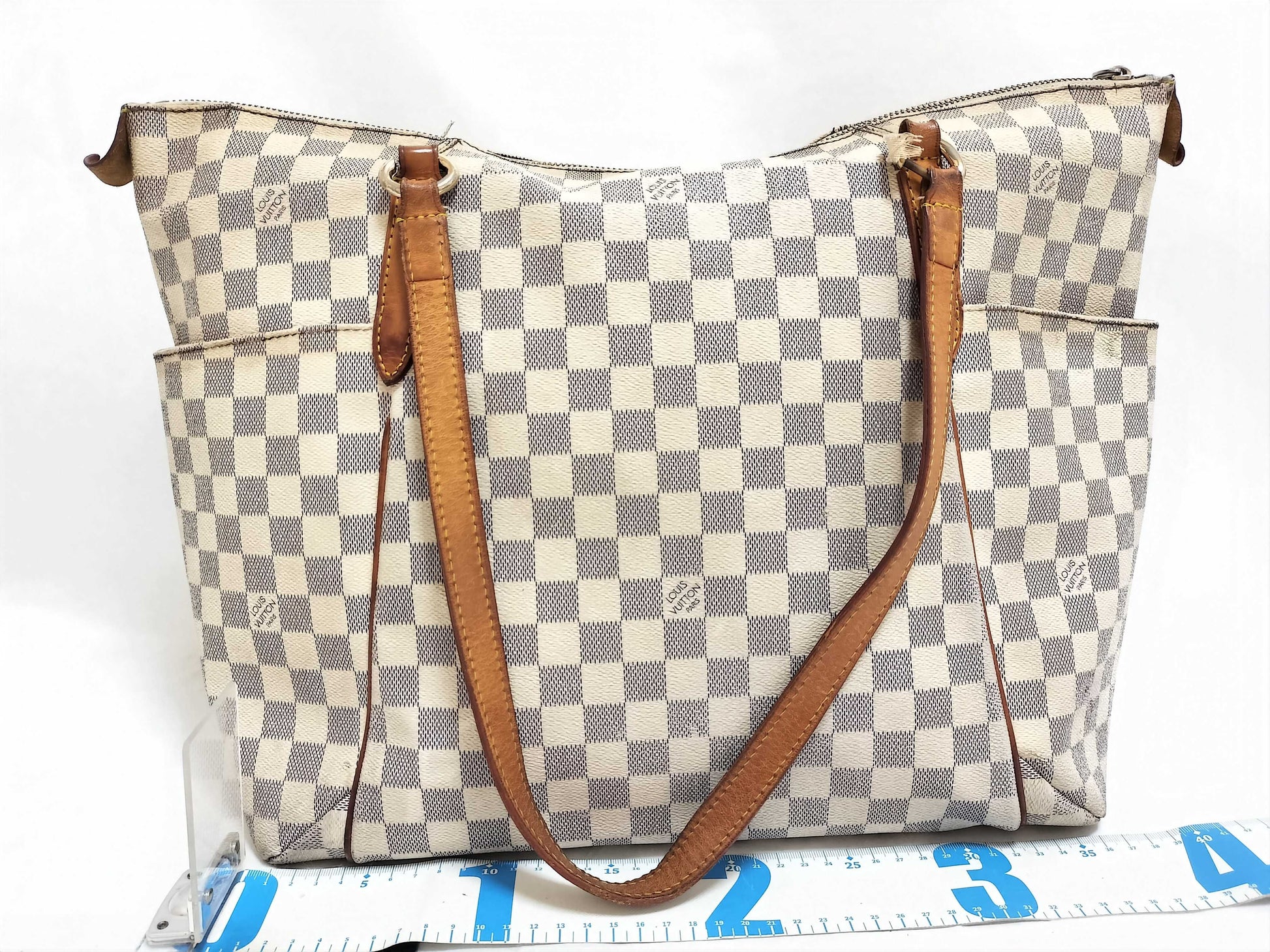 LOUIS VUITTON Damier Azur Totally Shoulder Bag