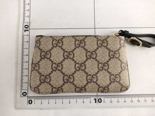 GUCCI 819113 Coin Case with Key Ring Coin Case