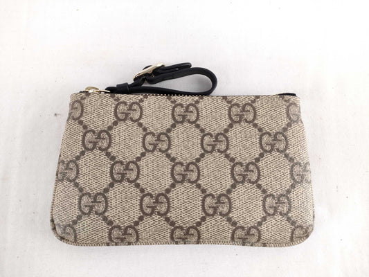 GUCCI 819113 Coin Case with Key Ring Coin Case