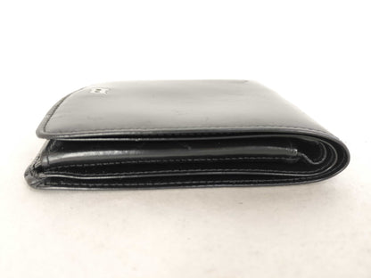 BALLY Leather Bifold Wallet Black