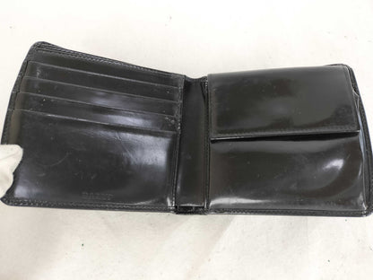 BALLY Leather Bifold Wallet Black