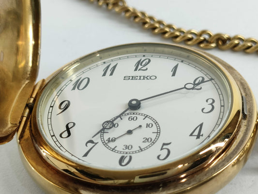 SEIKO 4S28-0010 030043 Pocket Watch