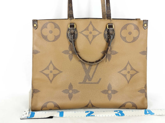 LOUIS VUITTON On the Go GM Giant Reverse NZ3119 Tote Bag