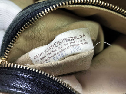 BOTTEGA VENETA Intrecciato BOTTEGA VENETA NODINI Intrecciato Shoulder Bag Black