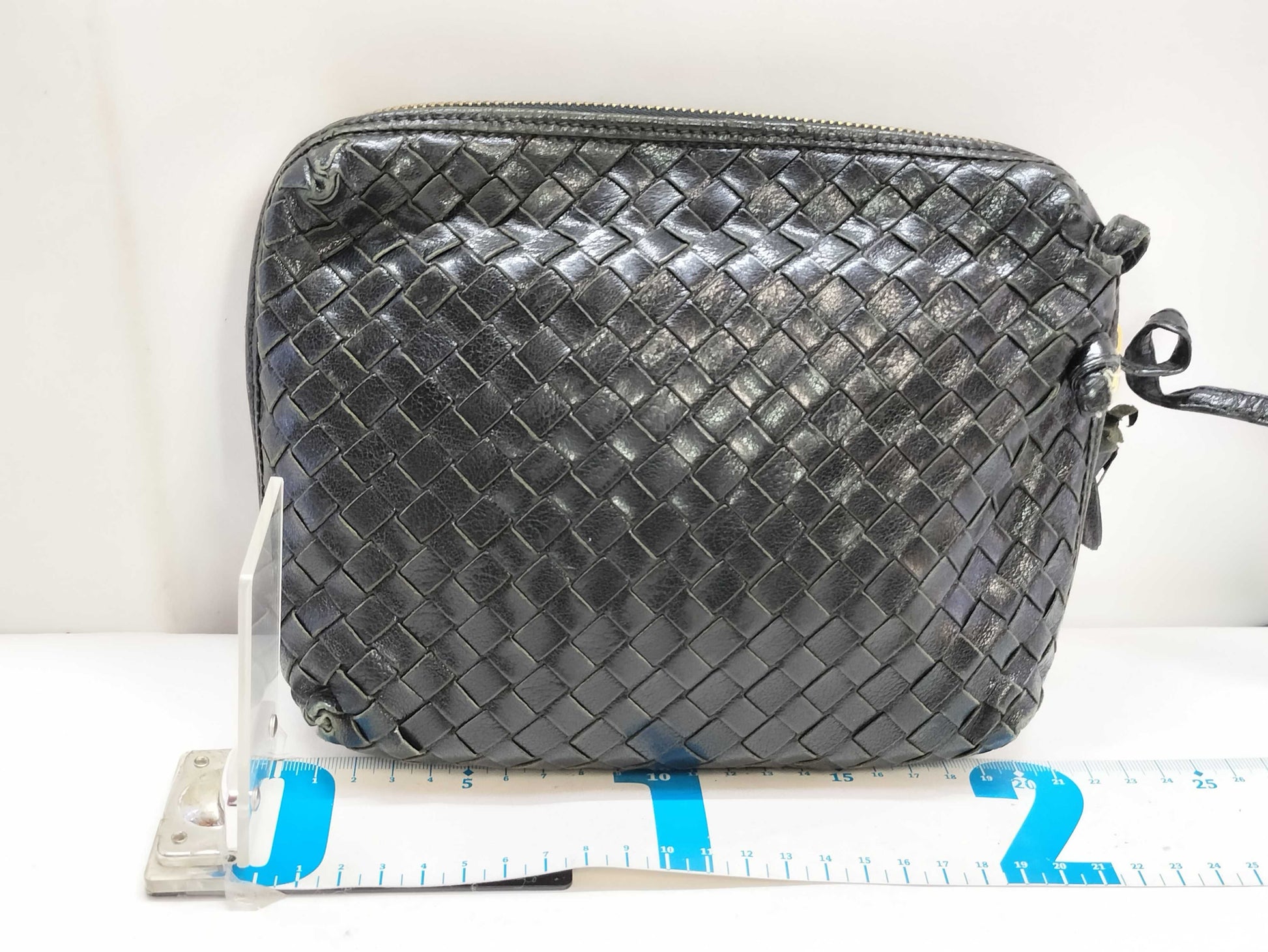 BOTTEGA VENETA Intrecciato BOTTEGA VENETA NODINI Intrecciato Shoulder Bag Black