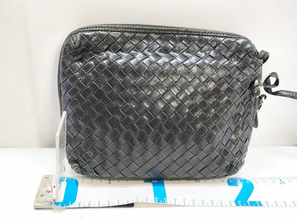 BOTTEGA VENETA Intrecciato BOTTEGA VENETA NODINI Intrecciato Shoulder Bag Black