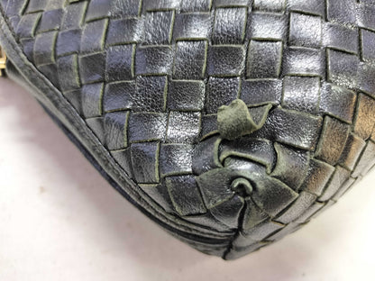 BOTTEGA VENETA Intrecciato BOTTEGA VENETA NODINI Intrecciato Shoulder Bag Black