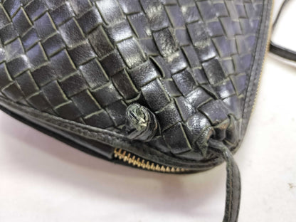 BOTTEGA VENETA Intrecciato BOTTEGA VENETA NODINI Intrecciato Shoulder Bag Black