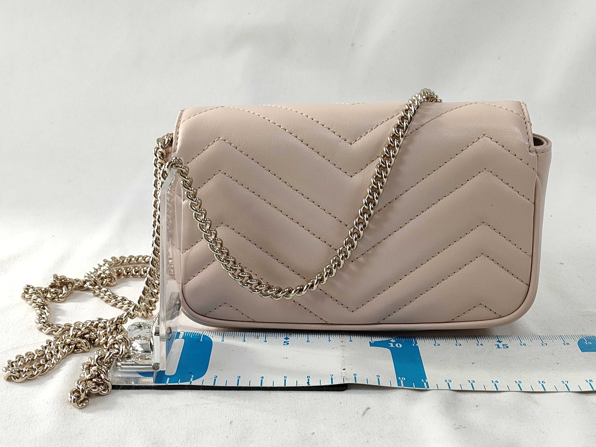 GUCCI GG Marmont Leather Chain Shoulder Bag 476433 525040 Shoulder Bag