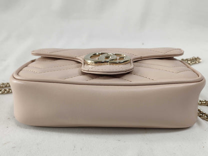 GUCCI GG Marmont Leather Chain Shoulder Bag 476433 525040 Shoulder Bag