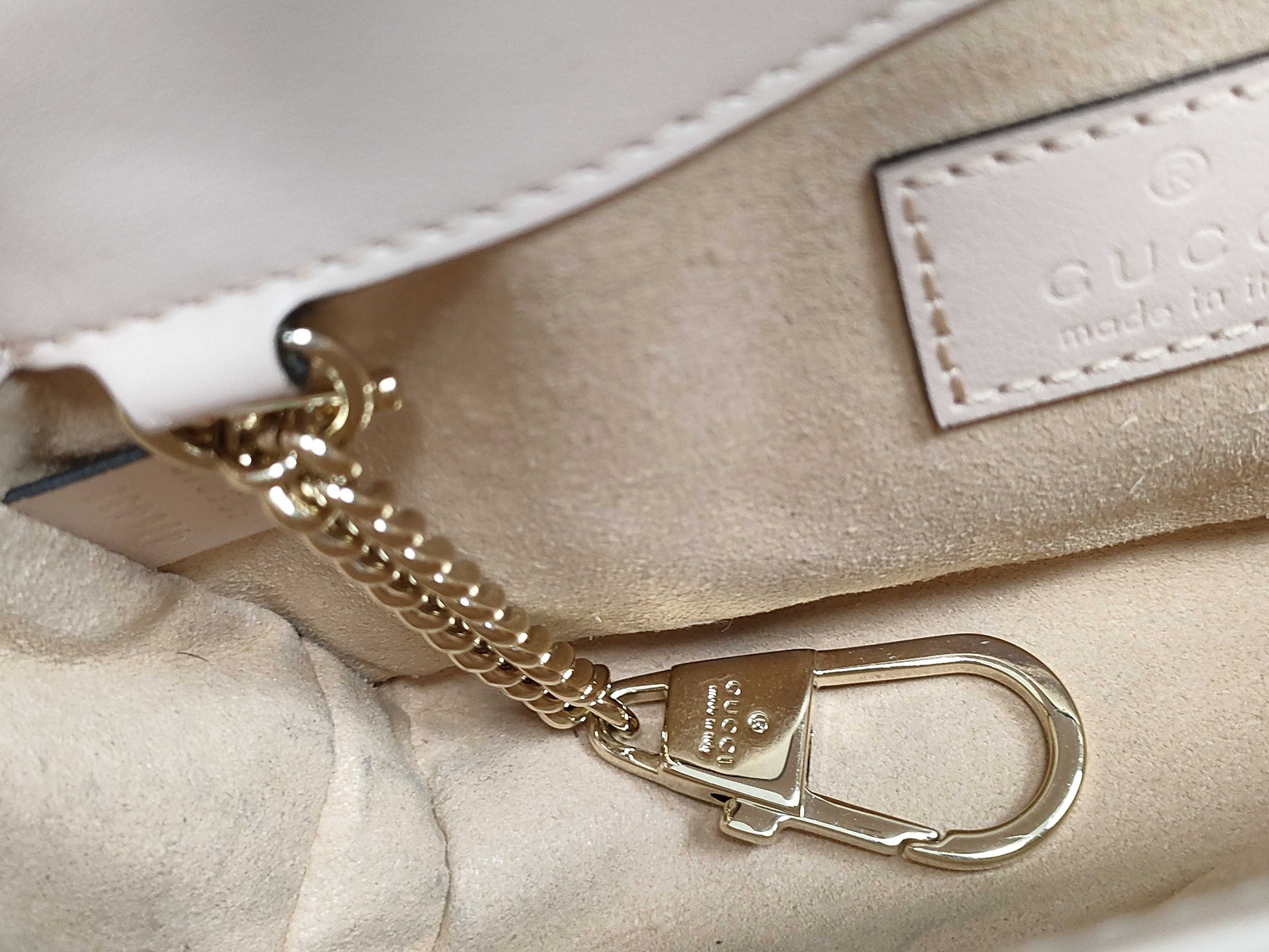 GUCCI GG Marmont Leather Chain Shoulder Bag 476433 525040 Shoulder Bag