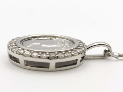 D0.30ct PT950/PT900/PT850 3.3g Necklace 