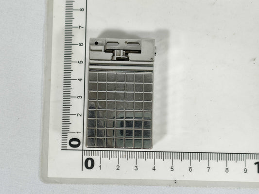 S.T.Dupont Lighter Line 1 Long Silver All-Over Pattern Hammer Style Other Accessories