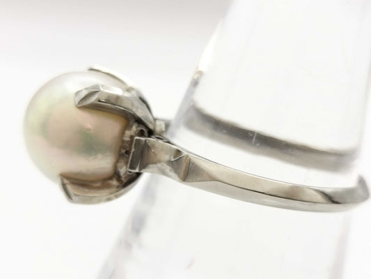 Pearl diameter: Approx. 10.2mm, PT900, 5.6g, Ring 