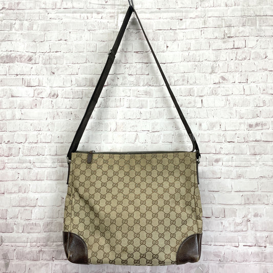 GUCCI 110054 GG Canvas Shoulder Bag