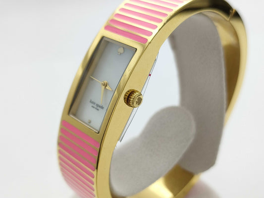 Kate Spade Bangle Watch 0186 Quartz Shell Dial Women's Watch