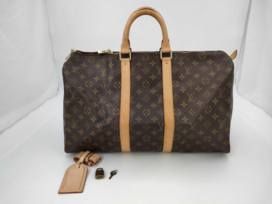 LOUIS VUITTON LV Monogram Keepall 45 M41428 Boston Bag