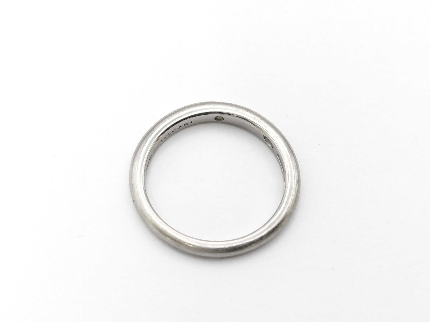 BVLGARI Band 1PD PT950 3.3g Ring 