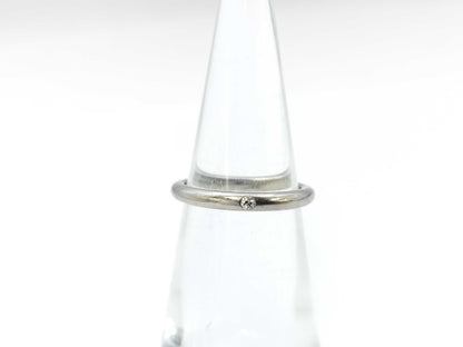 BVLGARI Band 1PD PT950 3.3g Ring 
