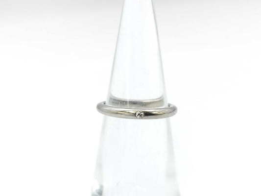 BVLGARI Band 1PD PT950 3.3g Ring 
