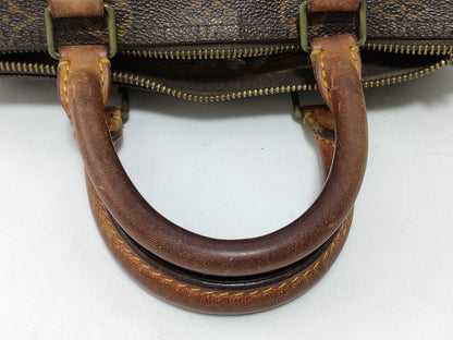 LOUIS VUITTON Monogram Speedy 25 M41528 MI8901 Handbag