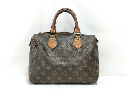 LOUIS VUITTON Monogram Speedy 25 M41528 MI8901 Handbag