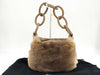 CHANEL Lapin Fur Chain Shoulder Bag