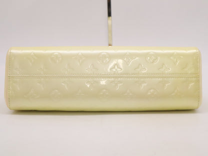 LOUIS VUITTON M91372 Vernis Roxbury Drive Noisette Handbag with Shoulder Strap