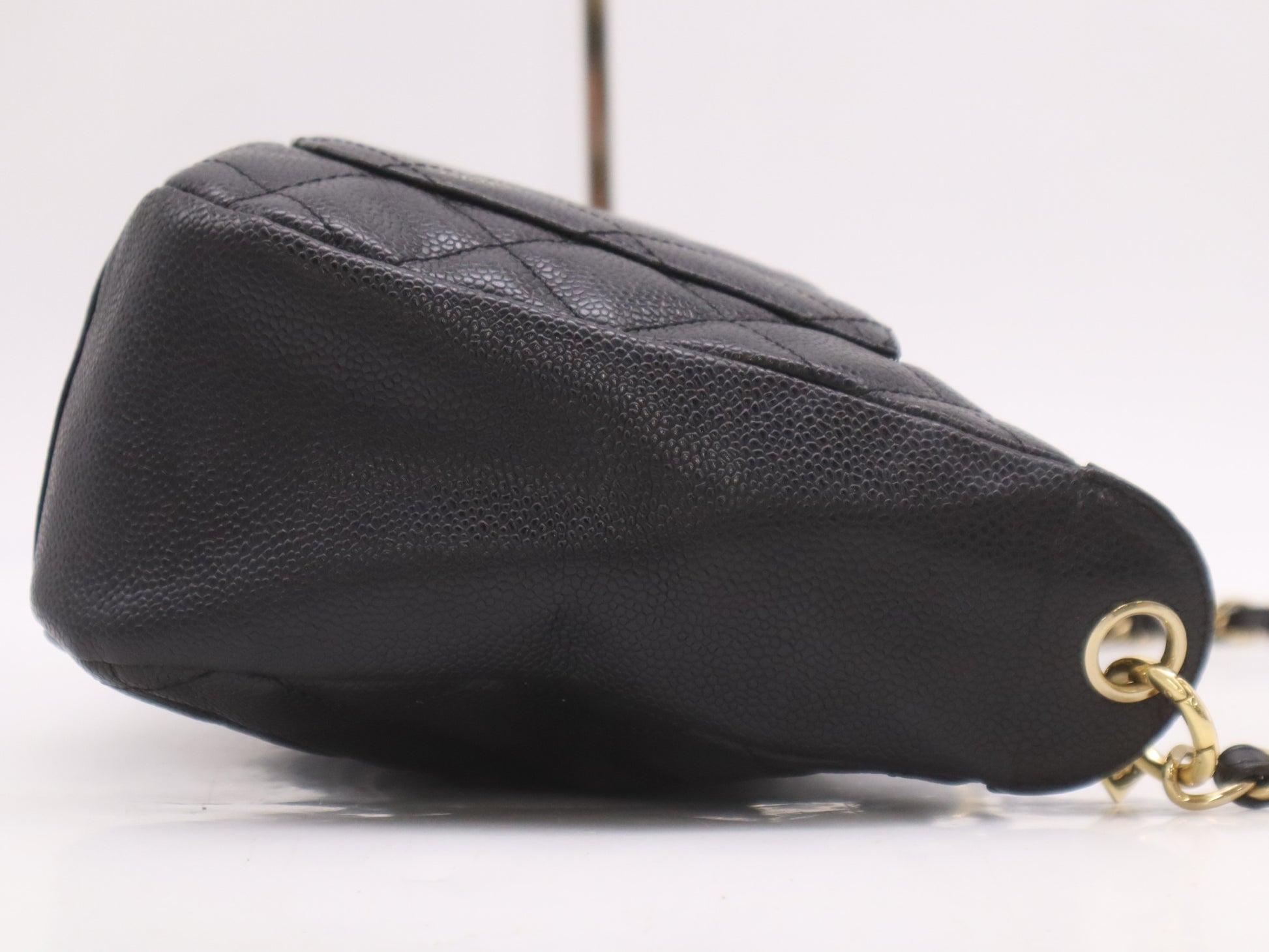 CHANEL Caviar Skin Matelasse Chain One Shoulder Bag with Seal and Card 8347172 Shoulder Bag