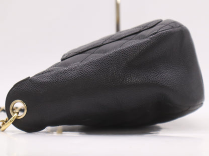 CHANEL Caviar Skin Matelasse Chain One Shoulder Bag with Seal and Card 8347172 Shoulder Bag