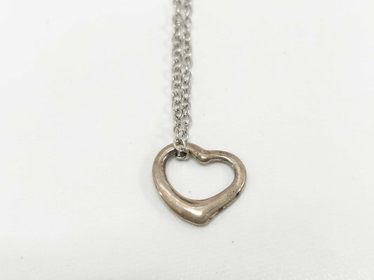 Tiffany & Co. Tiffany Necklace Open Heart 925 Necklace