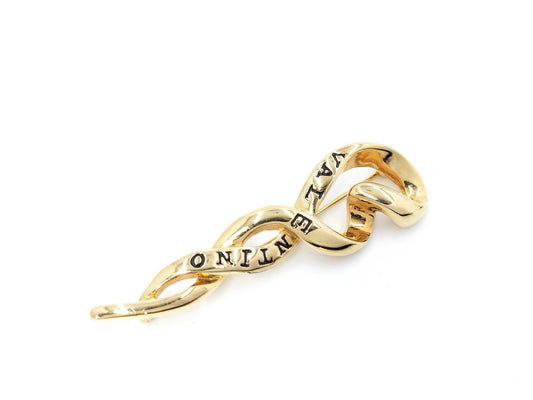 VALENTINO Valentino logo brooch