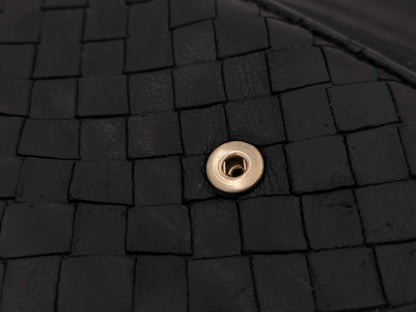 BOTTEGA VENETA Intrecciato Wallet Black Wallet