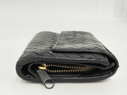 BOTTEGA VENETA Intrecciato Wallet Black Wallet