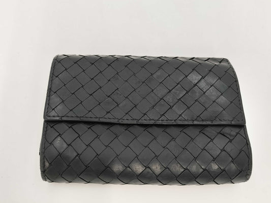 BOTTEGA VENETA Intrecciato Wallet Black Wallet